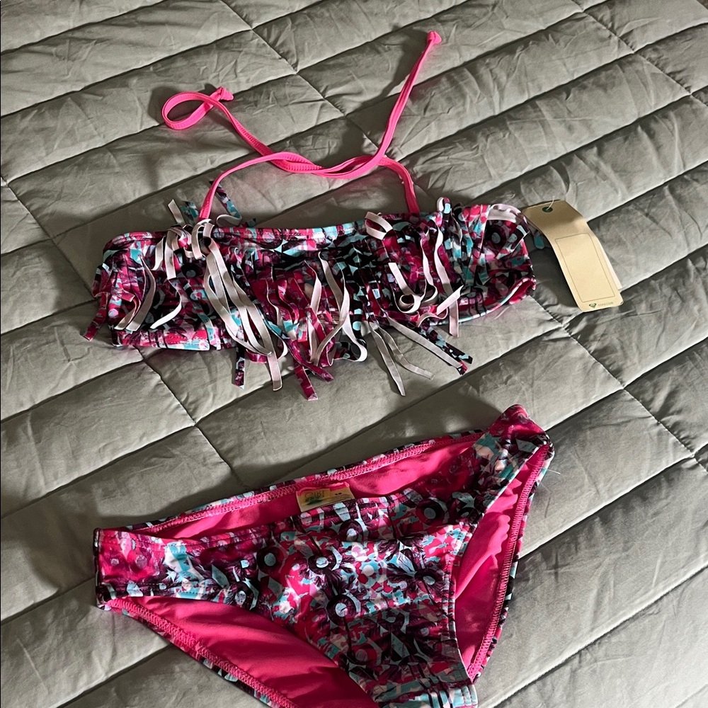 Roxy Kids Swim Bikini - Pink, purple  and Blue